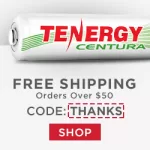 Tenergy's Coupon Code and Deals